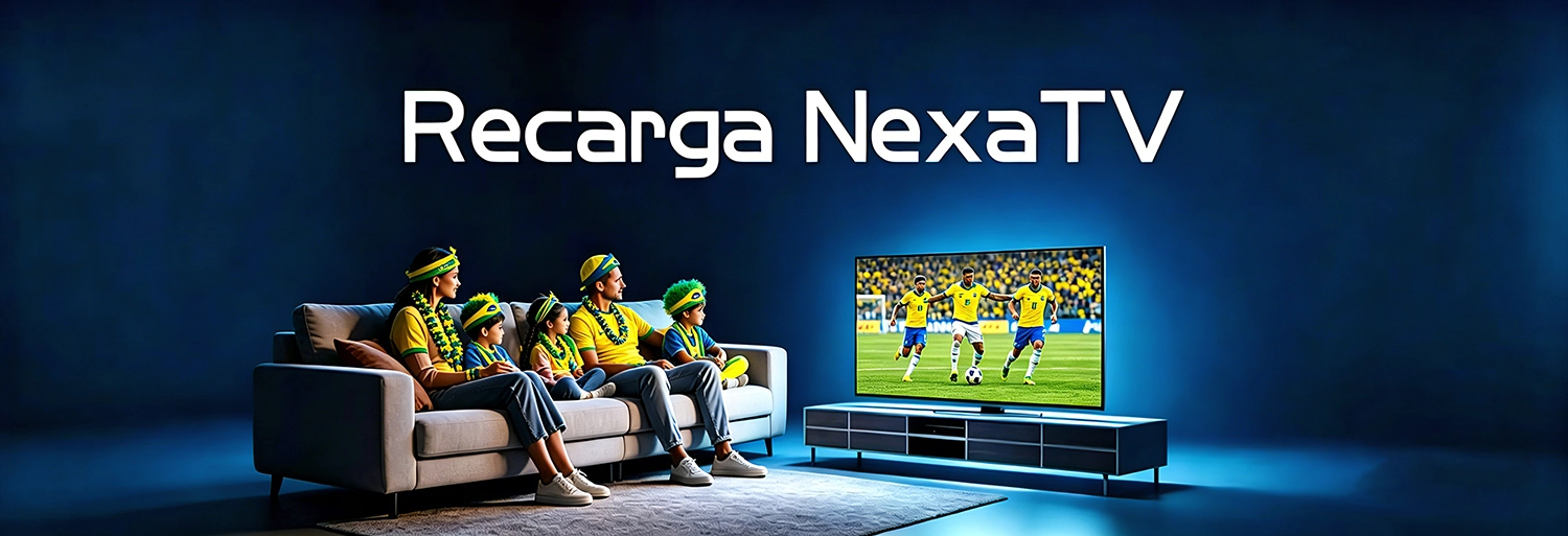 Recarga NexaTV Oficial - Entrega Automática via PIX no Brasil